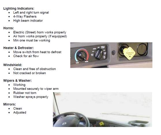 in cab components